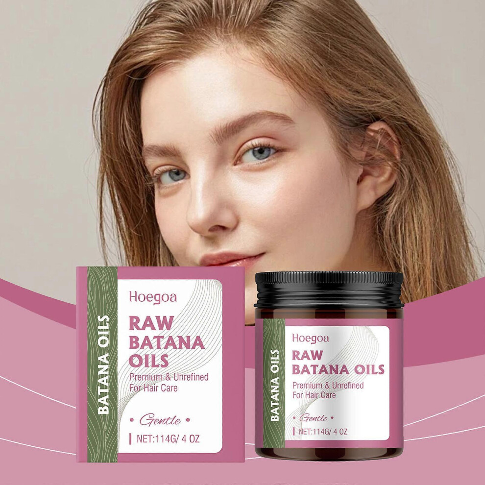 (2pcs) Unefined Batana Oil Hair Care Oil, Moisturizing Hair Mask Conditioner Gentle Hair Treatment Oil Nourishing Scalp Hydrating Repair Damaged Hair