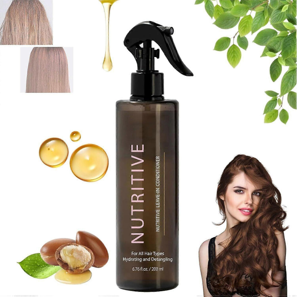 (1Pcs) Leave-In Conditioner, Leave in Spray Conditioner, All in One Leave in Conditioner, All Hair Types, Give Hair a Natural Luster