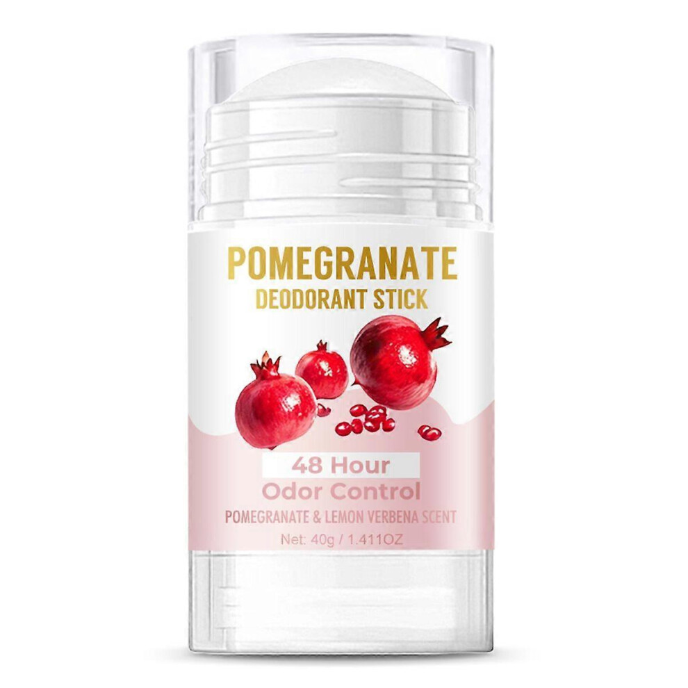 (2pcs) Pomegranate Deodorant Stick, Pomegranate 48h Protection Deodorant, Pomegranate Whole Body Deodorant Stick for Women, Aluminum-Free-image-OPC-PGJ9WWH-NEW