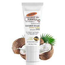 (1PCS) Coconut Oil Formula Coconut Sugar Facial Scrub Exfoliator, Face Scrub to Gently Exfoliate Away Dirt and Dead Skin Cells with Chamomile to Soften & Cal