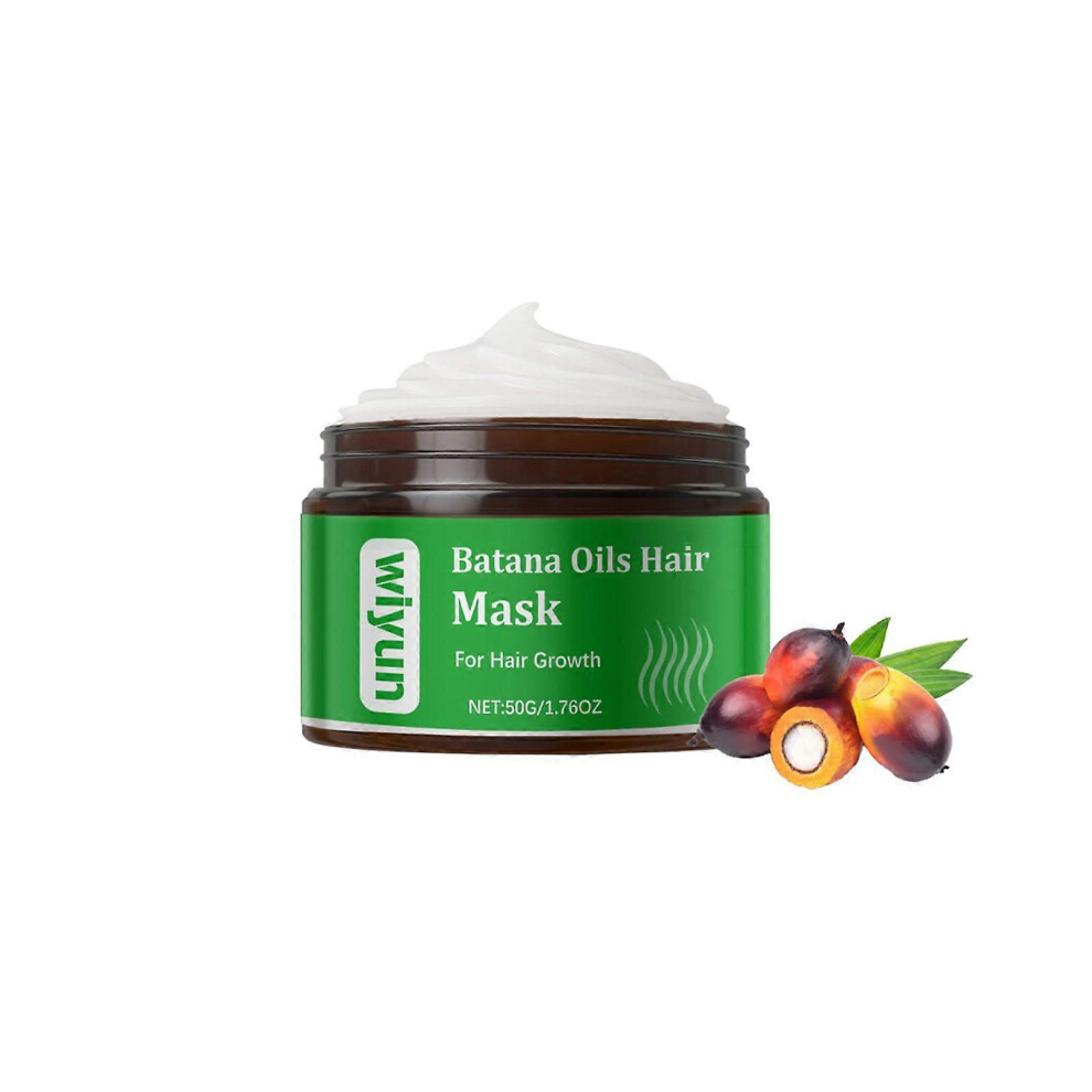 (3Pcs) Batana Oils Hair Mask, Raw Batana Oil for Hair Growth, Hydrating Hair Mask for Dry Damaged Hair, Curly, Frizzy or Color Treated