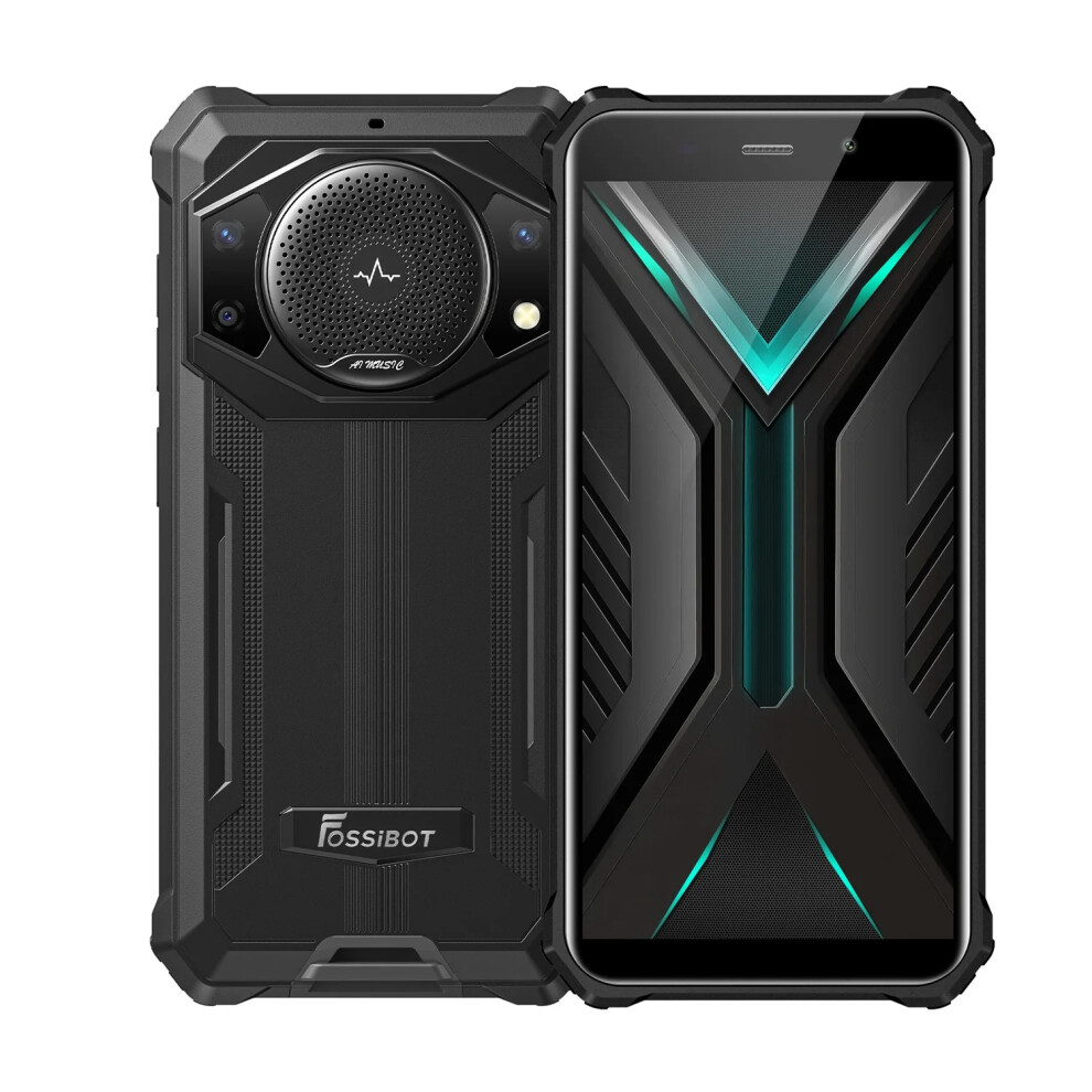 (Black) FOSSiBOT F101 P Rugged Phone 4GB+64GB EUR Version