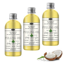 (3pcs) Cocofresha Coconut Pulling Oil,Cocofresha Pulling Oil for Teeth and GumsCocofresha Powerful Organic Mint Pulling Oil,4 Oz All-Natural Pulling Oil, Fre