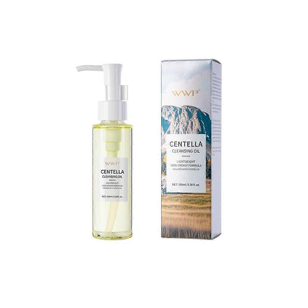 (2PCS) Centella Cleansing Oil for Face, 100ml Natural Oil Cleaner, Face Cleanser Face Wash Women, Oil-Based Facial Cleanser Gentle Makeup Removal