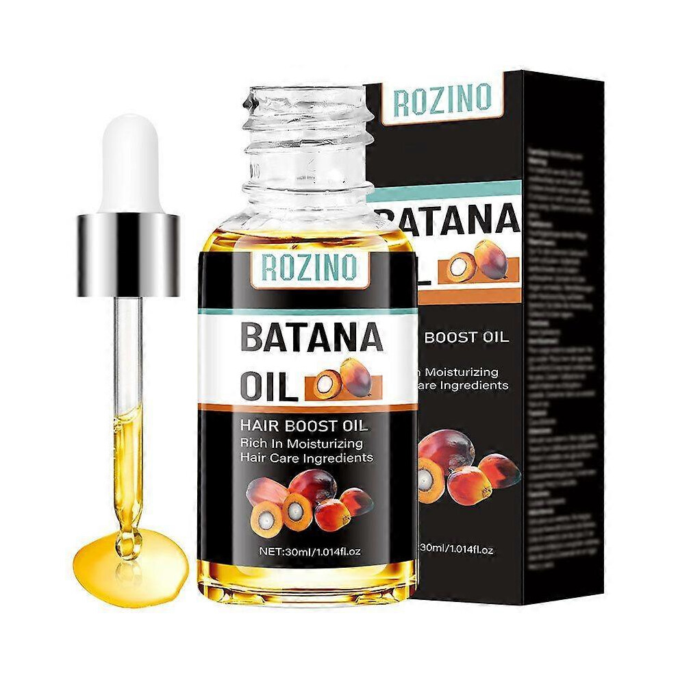 (3PCS) Batana Oil Organic for Hair Growth, Batana Oil from Honduras, Hair Growth Oil for All Hair Types, Boost Hair Oil Enhances Radiance & Nourishmen