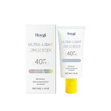 (2PCS) Ultra-light Sunscreen SPF40 Broad Spectrum Sunscreen For Sensitive Skin - Water & Sweat Resistant Body & Face Sunscreen - Travel Size Sunscreen