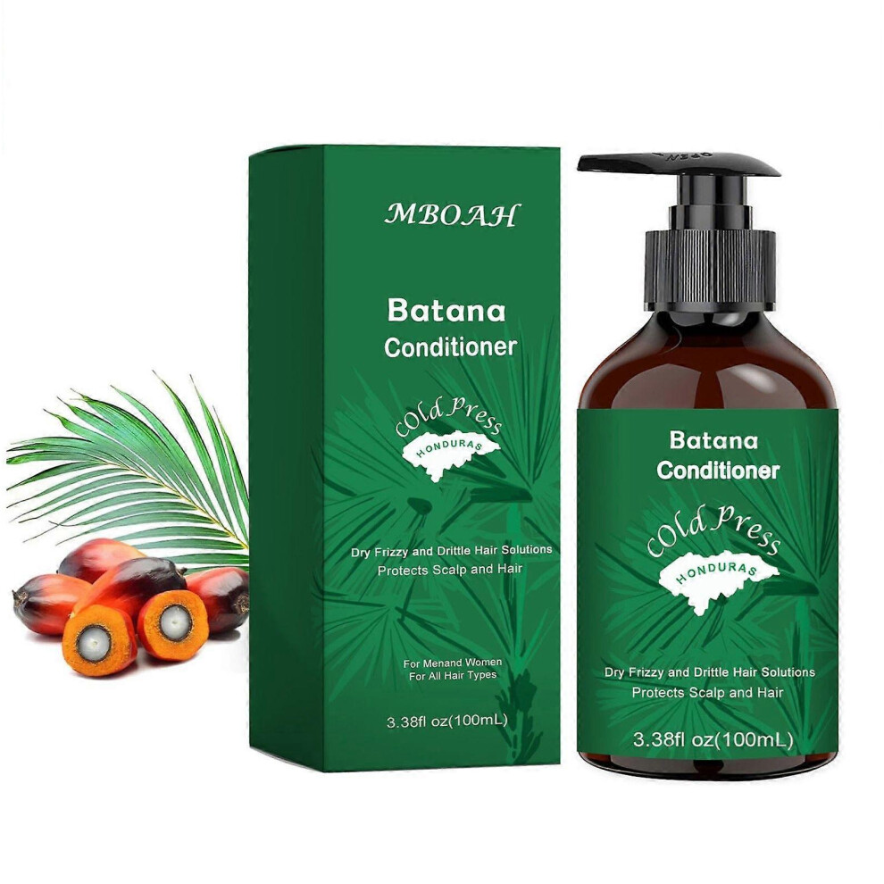 (1PCS) Batana Oil Conditioner for Hair Growth, Strengthen, Soften & Moisturize Hair, Batana Conditioner Deep Repairing Dry, Frizzy and Damaged Hair