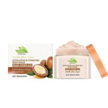 (1PCS) Vanilla Shea Sugar Body Scrub, Exfoliating Body Scrub Removes Dead, Dry Skin for Hydrating, Gently Exfoliate Body Hand Foot Scrub, Moisturized Skin