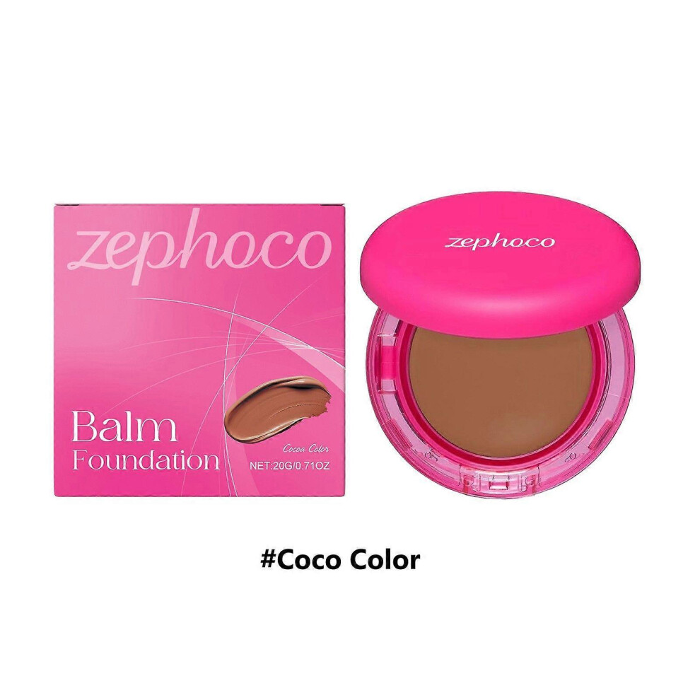 (coco color) Peptide-Infused Bounce Balm Foundation - Hydrating Age-Defying Foundation for Mature Skin - Buildable Medium Coverage & Line Blurring ( 4