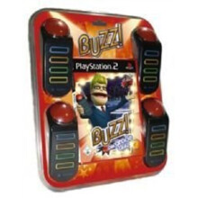 Buzz! The Music Quiz with 4 Buzzers Used Playstation 2 Game - Refurbished