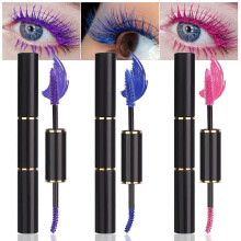 3 Colors Double-Ended Colored Mascara Set for Eyelashes, Colorful Mascara Waterproof Charming Long Lasting Voluminous Eye Makeup Gifts for Women