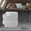 Costway Portable 20 L Camping Toilet Compact Commode W/ Pump Detachable Tank 4