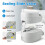 Costway Portable 20 L Camping Toilet Compact Commode W/ Pump Detachable Tank 8