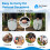 Costway Portable 20 L Camping Toilet Compact Commode W/ Pump Detachable Tank 3