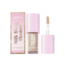 (Gold) Milk Bling Shadow, 2ml Pigmented Glistening Liquid Glitter Eyeshadow, Long-lasting Shimmer to Matte, Under Eye Makeup Shadow