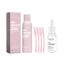 Hair Identifier Spray for the Face and Growth Inhibitor Serum, Moisturising, Soothing and Permanent for Soft Skin.