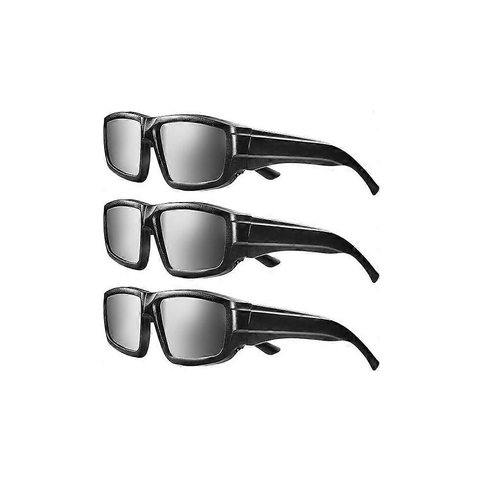 (3 Pcs) Solar Eclipse Glasses Approved 2024 Ce And Iso Certified Safe Shades For Direct Sun Viewing 5415817454260