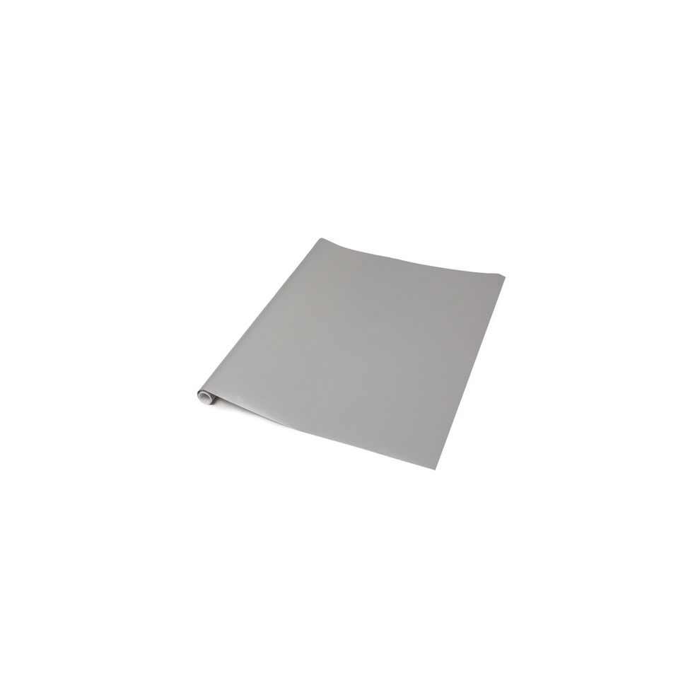(45cm, 1m) MATT GREY sticky back plastic vinyl wrap film