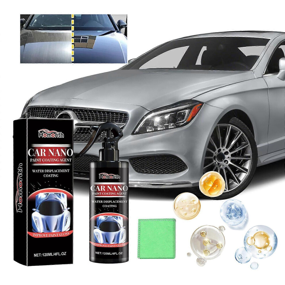 (1 Pcs) Car Nano Repairing Spray, Fast Repair Scratches Repairing Polish Spray For Auto Detailing Glasscoat Car Polish 5415817454390