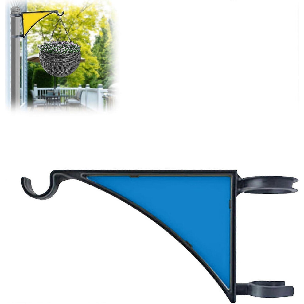 (Blue) Hangs Fence Post Hanger,Hangs Fence Post Brackets,Wall Hook Hanging Plant Bracket For Hangs Bird Feeders, Lanterns,Flower Pots 5415817455854