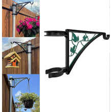 (green) Hangs Fence Post Hanger,Hangs Fence Post Brackets,Wall Hook Hanging Plant Bracket for Hangs Bird Feeders, Lanterns,Flower Pots