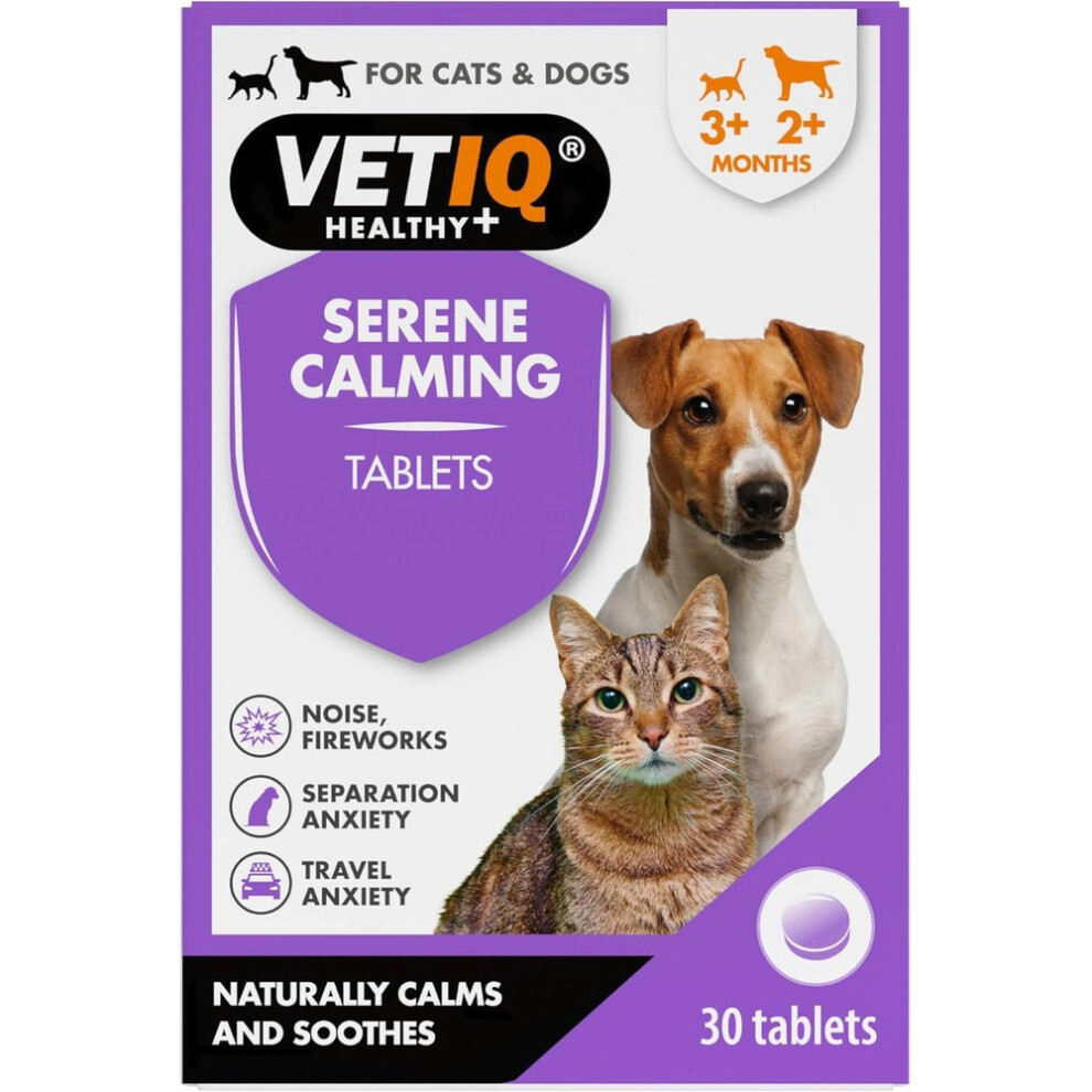 Mark And Chappell Vetiq Serene Calming 30 Tablets