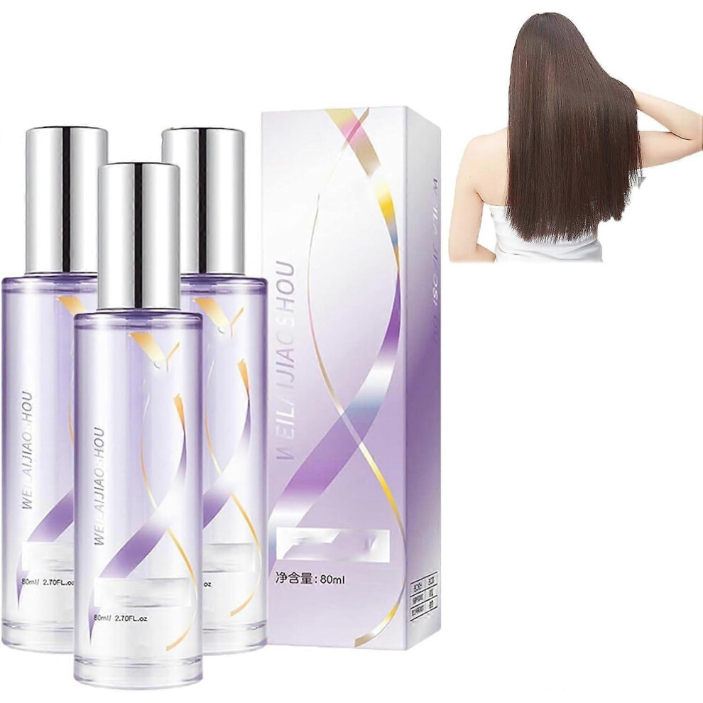 (3 Pcs) Protein Hair Repair Leave-In Conditioning Essential Oil,Hair Repair Silky Essential Oil Spray for Frizzy Hair