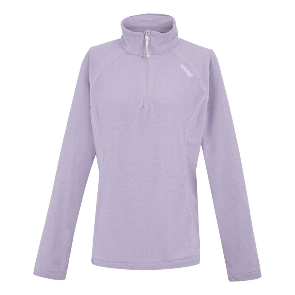 (8 UK, Wisteria/Lilac) Regatta Great Outdoors Womens/Ladies Montes Half Zip Fleece Top