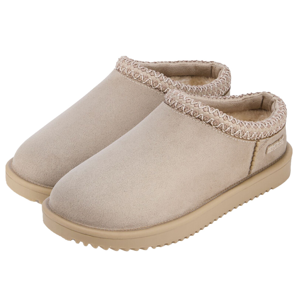 (6.5 UK, Soft Taupe) Regatta Womens/Ladies Risley Waterproof Mules