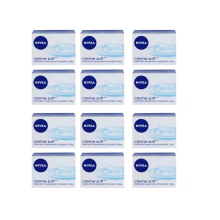 12 Bars x 100g Nivea Creme Soft Cream Care Soap