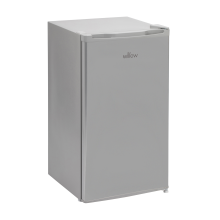 Willow W48UFIS 90L Freestanding Under Counter Larder Fridge with Chiller Box - Reversible Door, Quiet 42dB, Silver