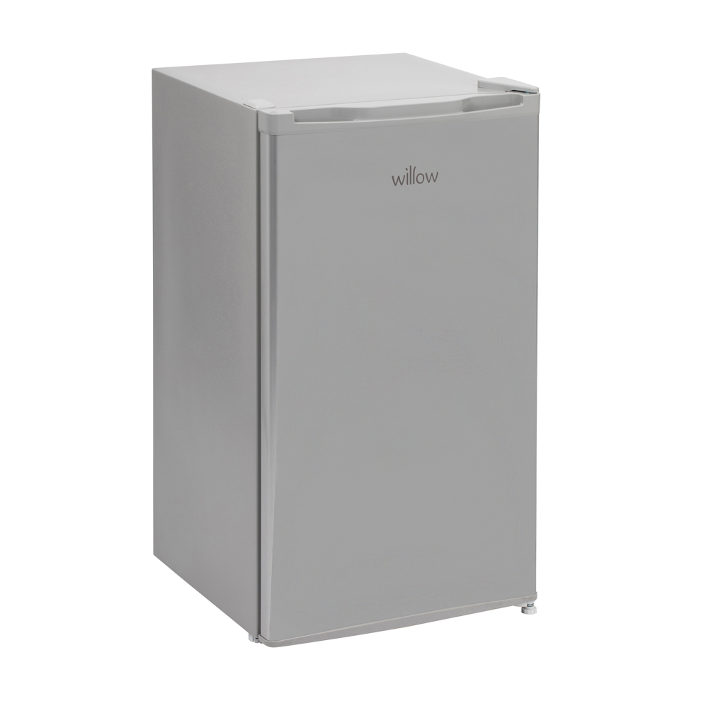 Willow W48UFIS Freestanding Under Counter Larder Fridge with Chiller Box, Silver