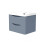 NES Home Merton Grey 600mm Gloss Bathroom Wall Hung Basin Vanity Unit 6