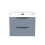 NES Home Merton Grey 600mm Gloss Bathroom Wall Hung Basin Vanity Unit 7