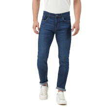 INKD P  nske strecov   rifle Regular Fit Mid Rise (Indigo - Denim Divine, 34)