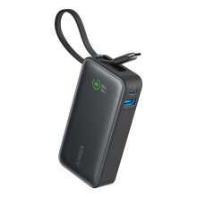 Ulkoista akkua - ANKER - Nano - 10000 mAh - Sisäinen USB-C-kaapeli - 30 W PD
