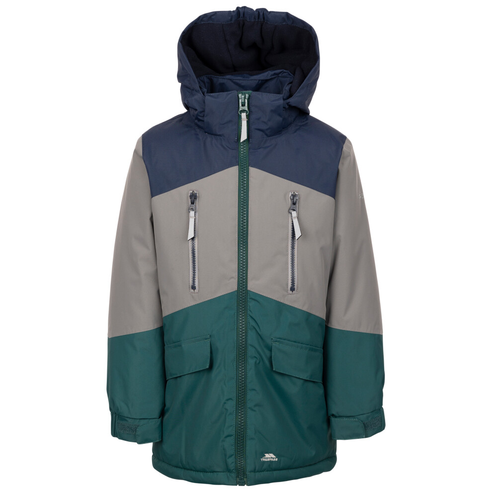(2-3 Years, Pine Platinum) Trespass Kids Waterproof Padded Jacket Westere