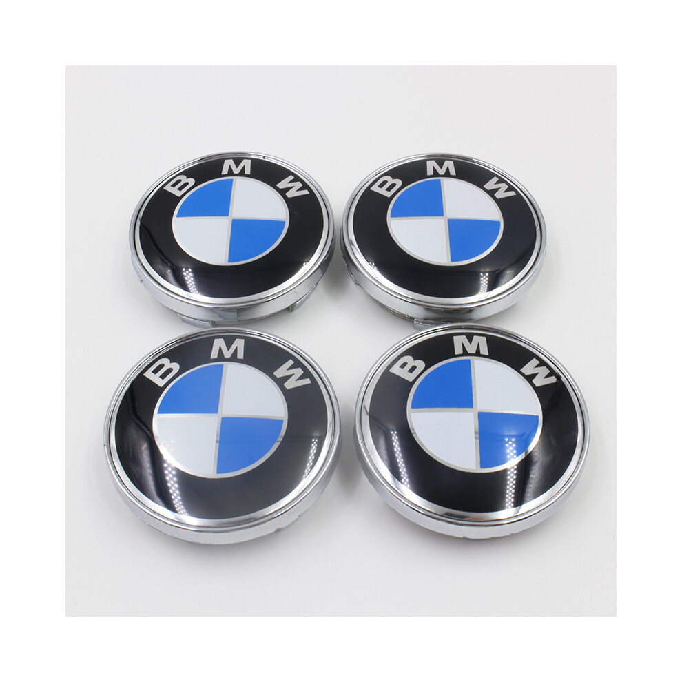 60mm Bmw Hubcaps Wheel Cover Car Logo Modified Wheel Plastic Center Decorative