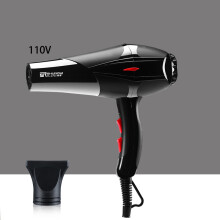 (Black-US) High Black Highpower Wind Speed Hair Salon Style Fashionable 220v110v Home