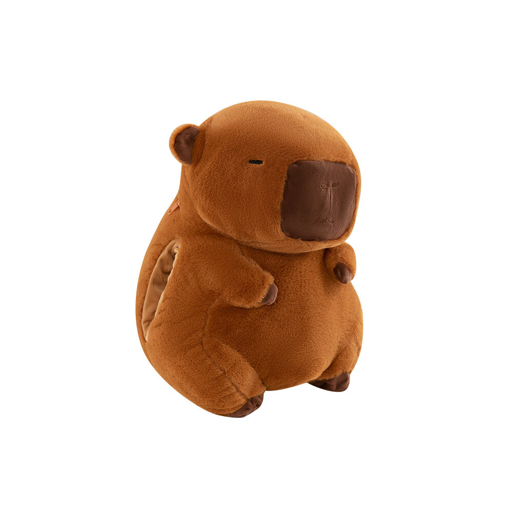 (40cm) Capybara Hand Warmer Plush Toy Stuffed Animal Doll Cute Kids Decoration Gift