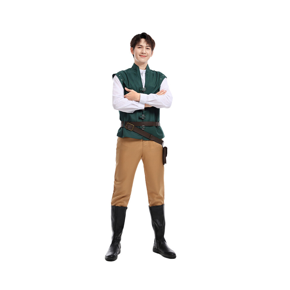 (Child 130cm) Rider Tangled Flynn Cosplay Costume Stage Performance Halloween Party