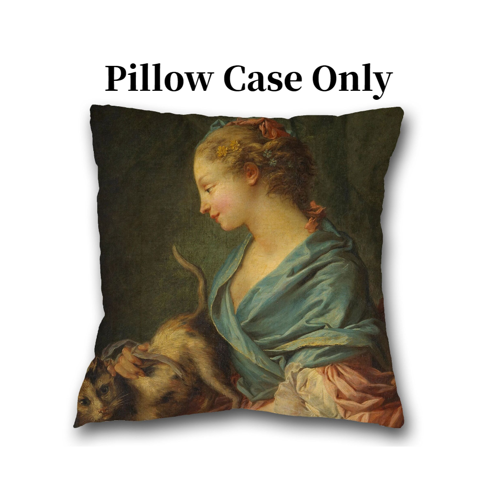 (Style I, Linen) Throw Painting Oil Pillow Case Linen Suede Soft Cushion Cover Room Decoration-image-OPC-PGJBHR8-NEW