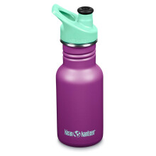 (sparkling grape) Klean Kanteen Kids bottle 355ml - narrow design stainless steel with Sport Cap
