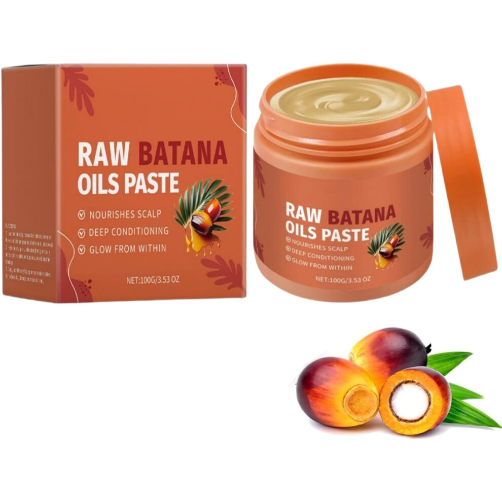 Gogerstar Batana Oil For Hair - Raw Organic Batana For Growth, Prevents Hair Loss, Thicker, Stronger, Shinier Hair For Men & Women