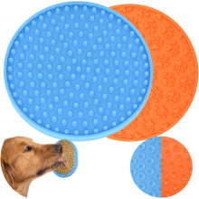 2Pcs Buddy Treat Mat,Dog Licky Pad, Perfect Curve Lick Pad - Dogs Bath Buddy- Grooming Helper-Super Suction