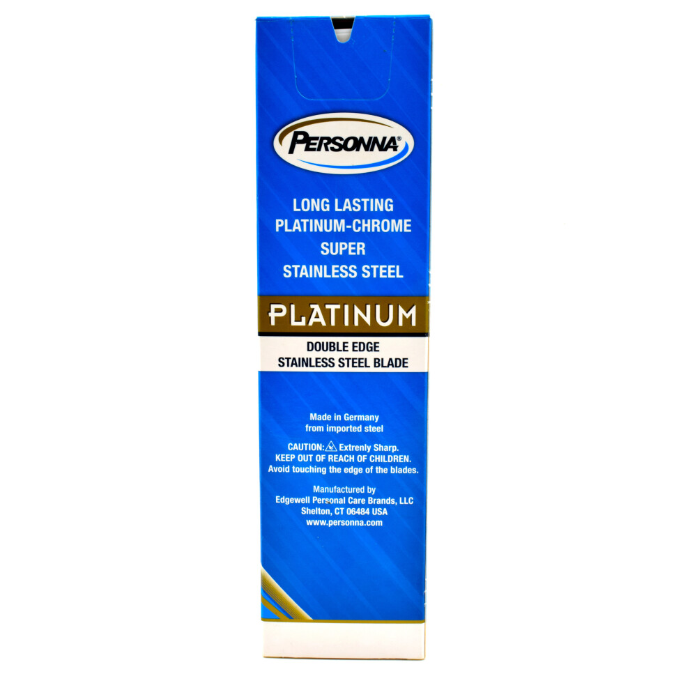 200-Count Personna Platinum Double Edge Razor Blades â Ultra-Sharp, Long-Lasting Comfort-image-OPC-PFKZWS6-NEW