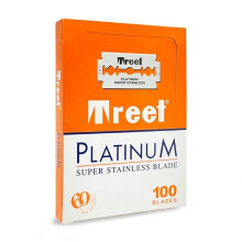 100 cuchillas de afeitar de doble filo Treet Platinum