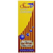 Cuchillas de afeitar Shark Super Chrome, caja de 100 unidades