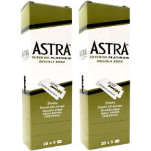 200 Astra Platinum Double Edge -parranajokoneen terää