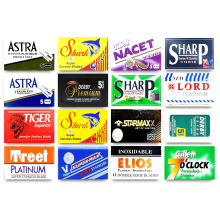 100 Quality Double Edge Razor Blades (16 brands)